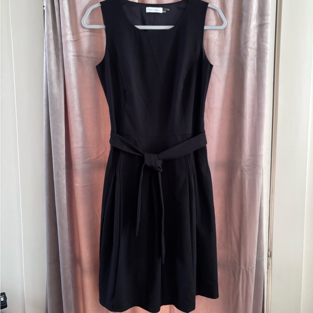 NWOT Calvin Klein Black Cocktail Dress Sz 4